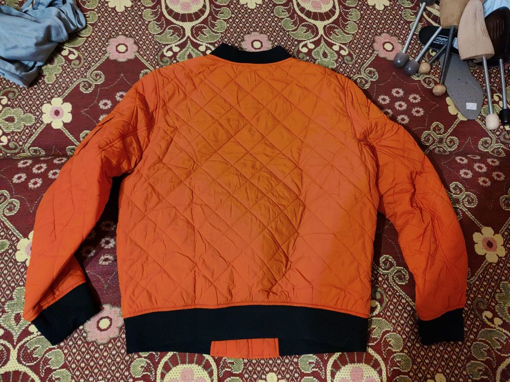 Бомбер Levis Dry Touch Nylon Quilted Utility Bomber Jacket - фото фото фото 8