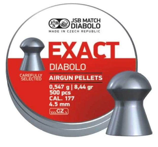 Кулі для пневматики JSB Diabolo Exact  (4,53мм, 0,547г, 500 шт) - фото фото фото 0