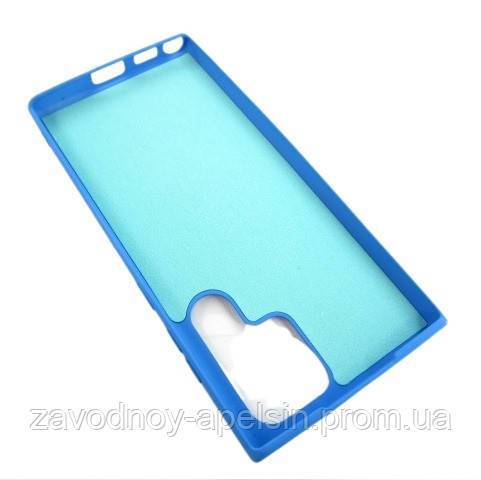 Samsung S22 Ultra S908 Чехол Silicone Cover (голубой) - фото фото фото 1