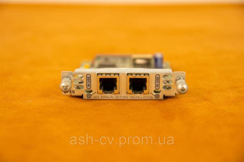 Модуль Cisco 2-Port Foreign Exchange Voice Interface Card VIC-2FXS (800-02493) - фото фото фото 0