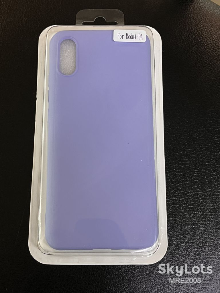 Чохол Silicone Case для Xiaomi Redmi 9A lavender - фото фото фото 0