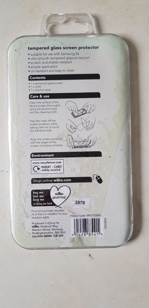 Tempered glass screen protector "Vilko" - фото фото фото 1