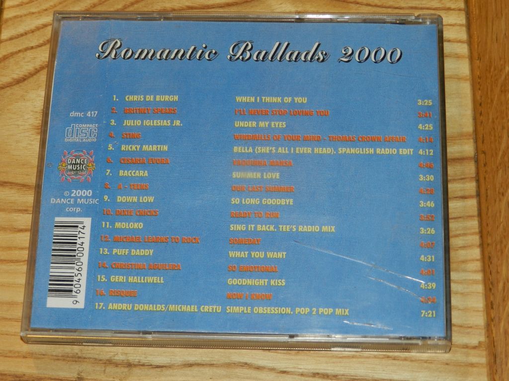 CD   Romantic Ballads 2000 - фото фото фото 3