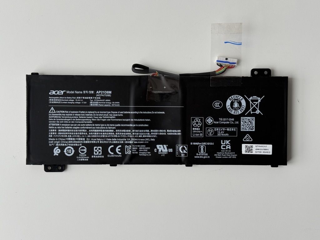 Акумулятор Acer AP21D8M для ноутбука Acer Nitro V15 Original - фото фото фото 0