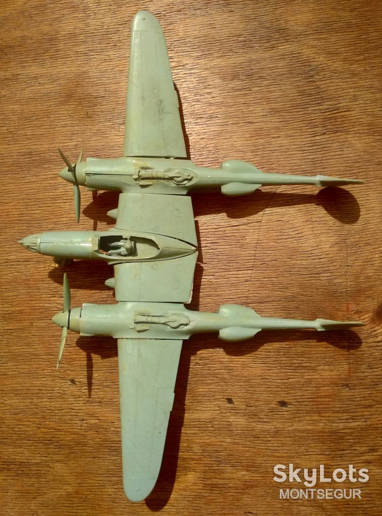 Редкая модель самолет истребитель P-38 Lightning Молния США - фото фото фото 3