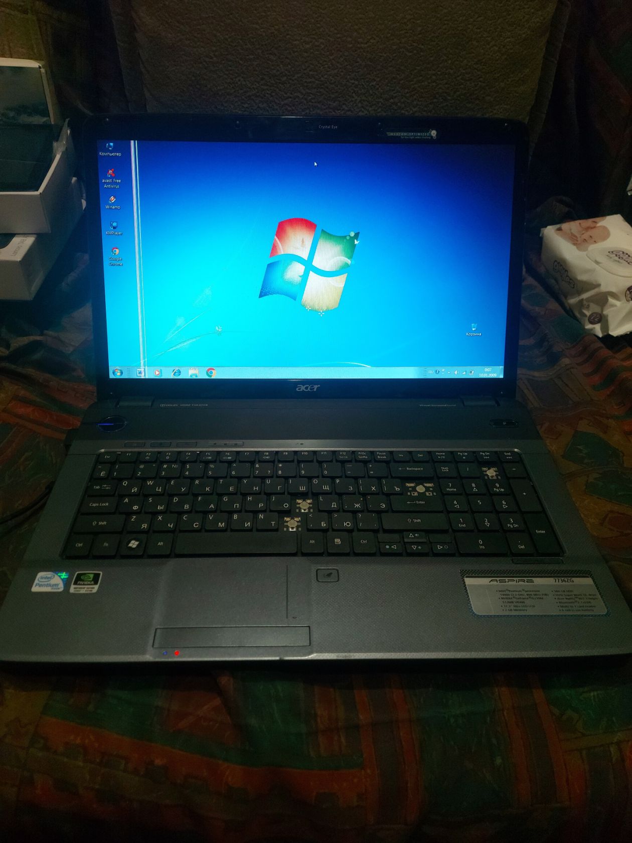 Ноутбук Acer aspire 7736zg - фото фото фото 0