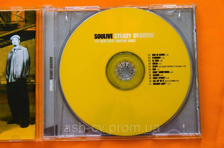Музичний диск CD. SOULIVE - Steady groovin - фото фото фото 4