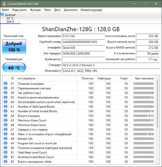 SSD диск M.2 SATA 128GB ShanDian 2280 - фото фото фото 1