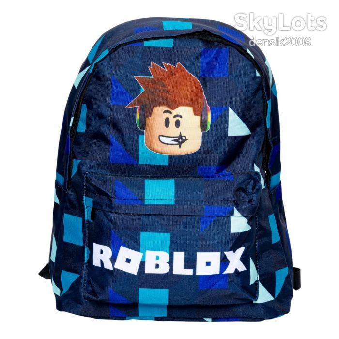 Дитячий підлітковий рюкзак Roblox, рюкзак для школи Роблокс, сумка для хлопчиків 40х35х14 см. - фото фото фото 0