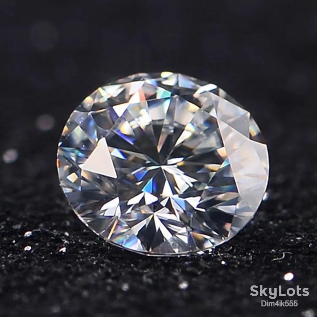 Муассанит     (бриллиант) круглой огранки 3мм 0.1ct - фото фото фото 9