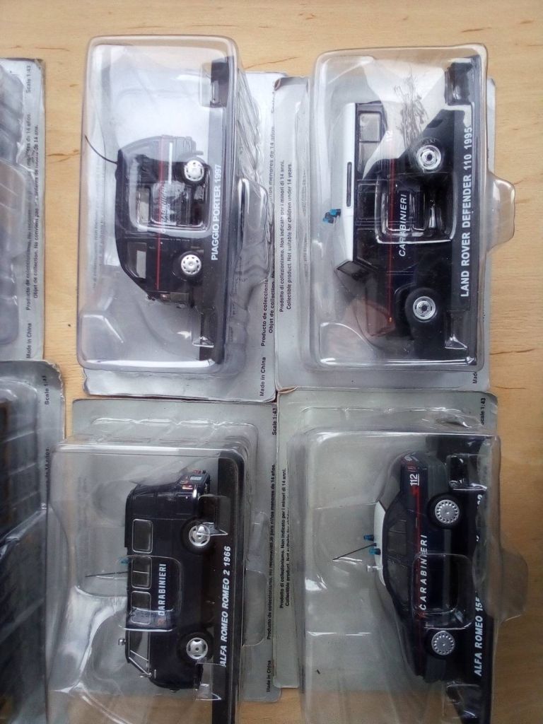Carabinieri моделі 1:43 Iveco Fiat Land Rover Alfa Romeo - фото фото фото 1