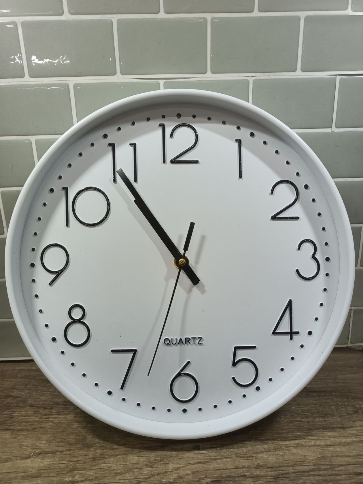 Настінний годинник кварцовий білий 3816 - фото фото фото 0