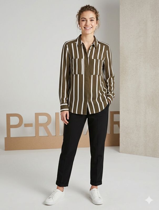 Жіноча сорочка primark у смужку - фото фото фото 0