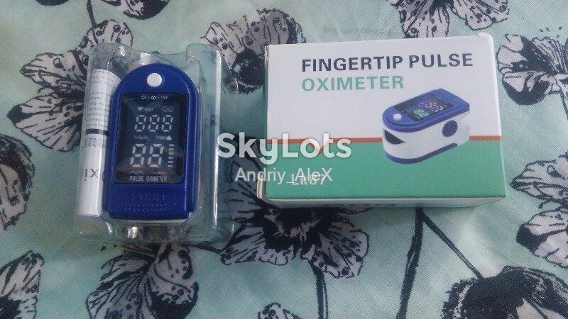 Пульсоксиметр Fingertip Pulse Oximeter  (пульсометр оксиметр) - фото фото фото 1