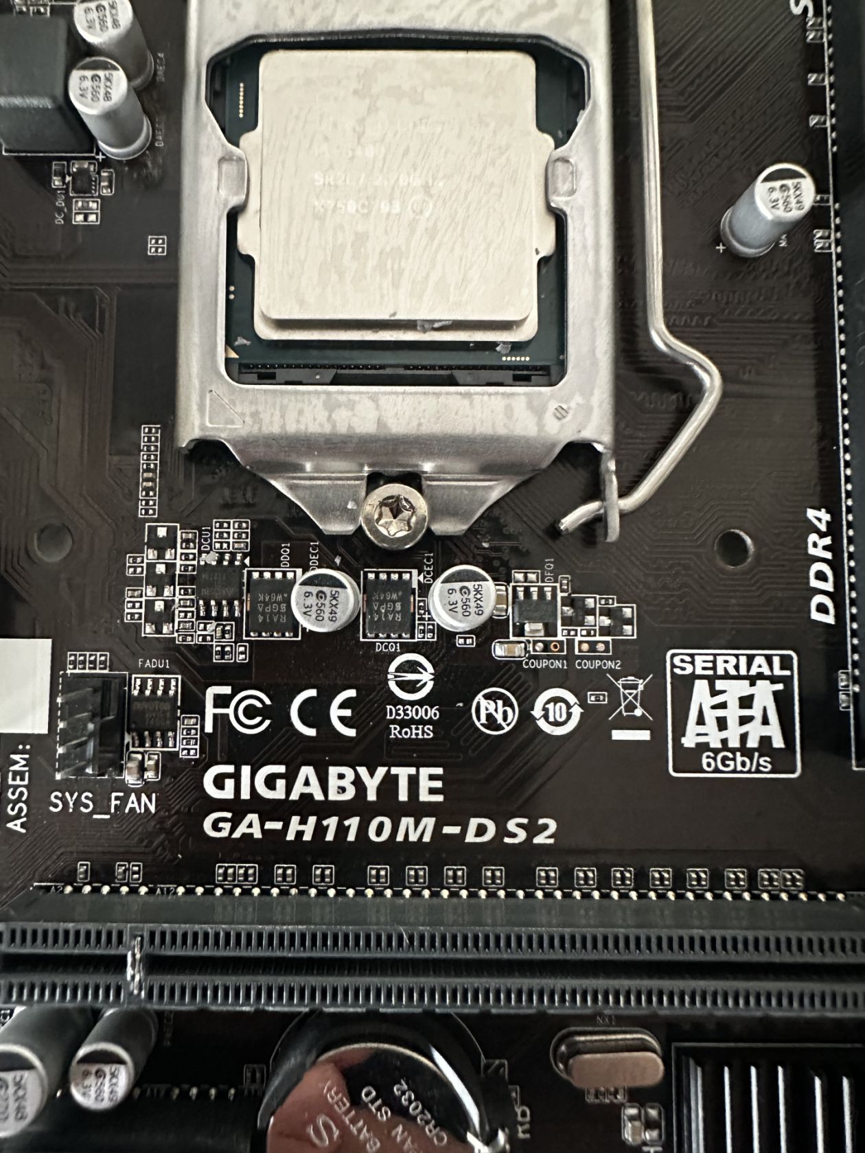 Материнська плата Gigabyte GA-H110M-DS2 + i5 6400 - фото фото фото 1