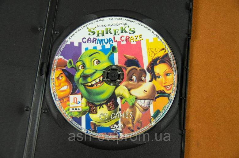 Диск для Playstation 2 (Для чіпованих приставок), гра SHREK - фото фото фото 5