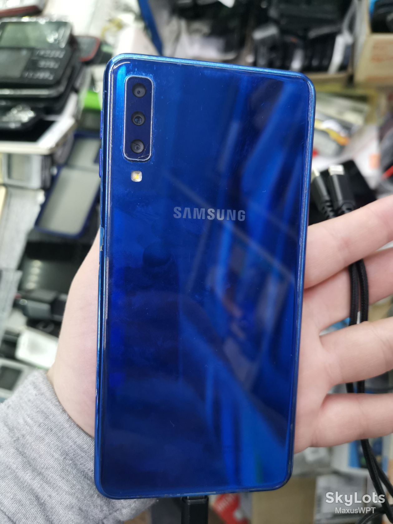 #2212 sklad Samsung a7 A750 blue - фото фото фото 1