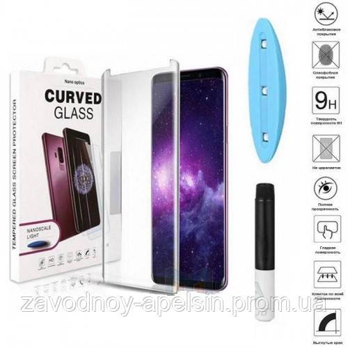 Защитное стекло Samsung S22 Ultra S908 Curved 3D Glass (закаленное) - фото фото фото 0