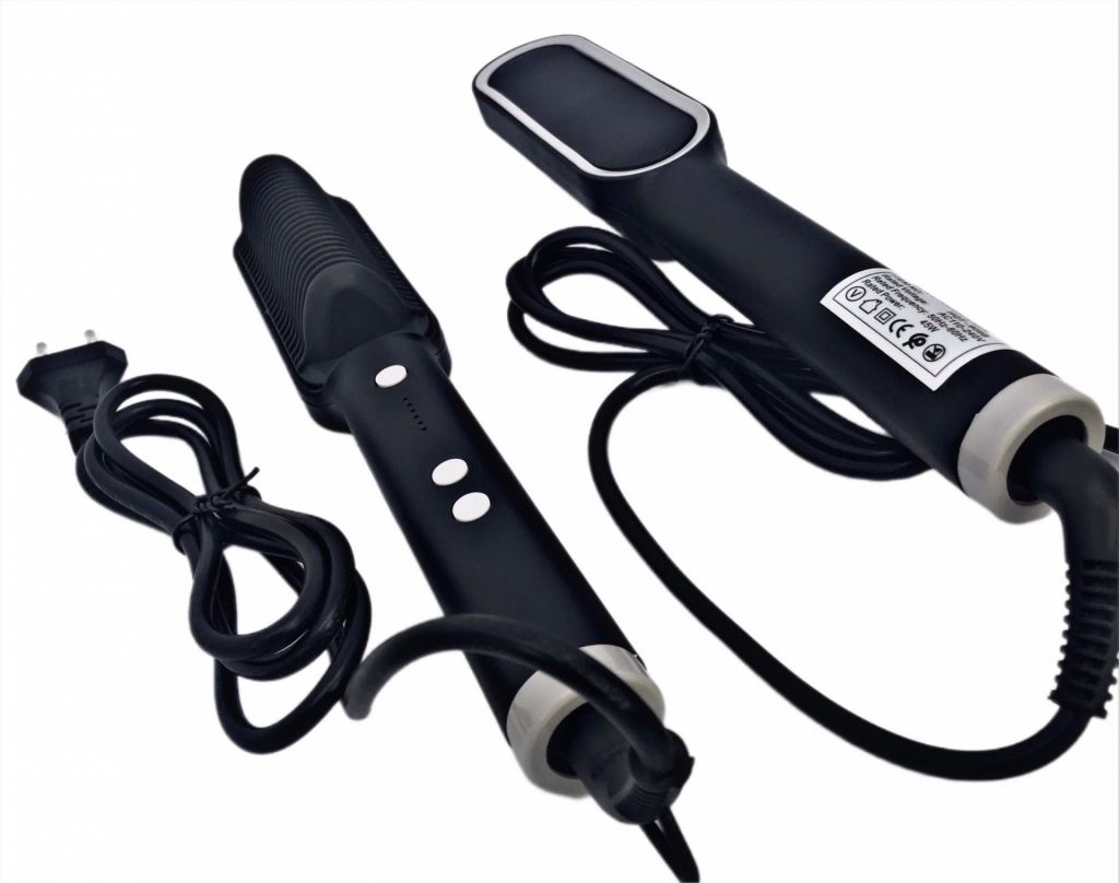Расческа выпрямитель утюжок плойка для волос турмалин Hair Straightener HQT-909 - фото фото фото 2