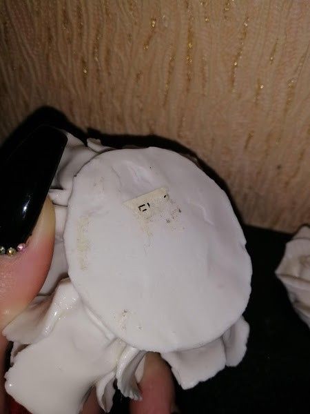 Пара фарфоровых статуэток, фигурок в виде роз - фото фото фото 2