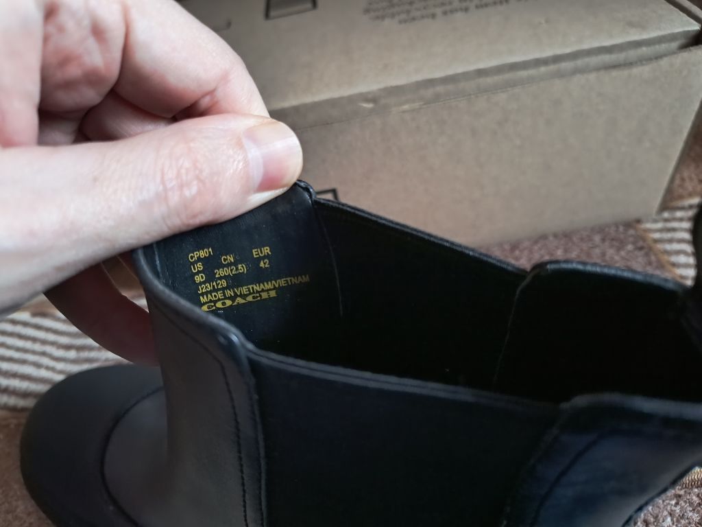 Черевики челсі Coach Mens Boots Carver - фото фото фото 6