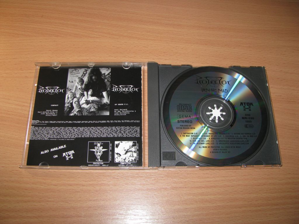 PROTECTOR - Urm The Mad   (1989 Atom 1st press,Austria) - фото фото фото 1