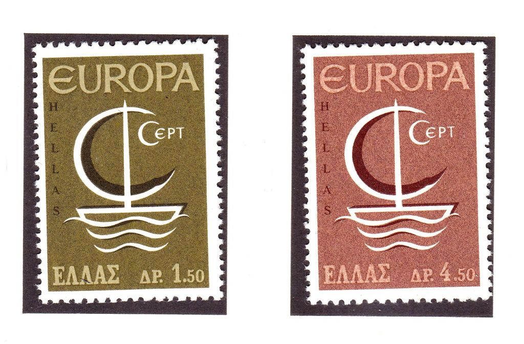 Греция  1966 г MNH  -  EUROPA CEPT - - фото фото фото 0