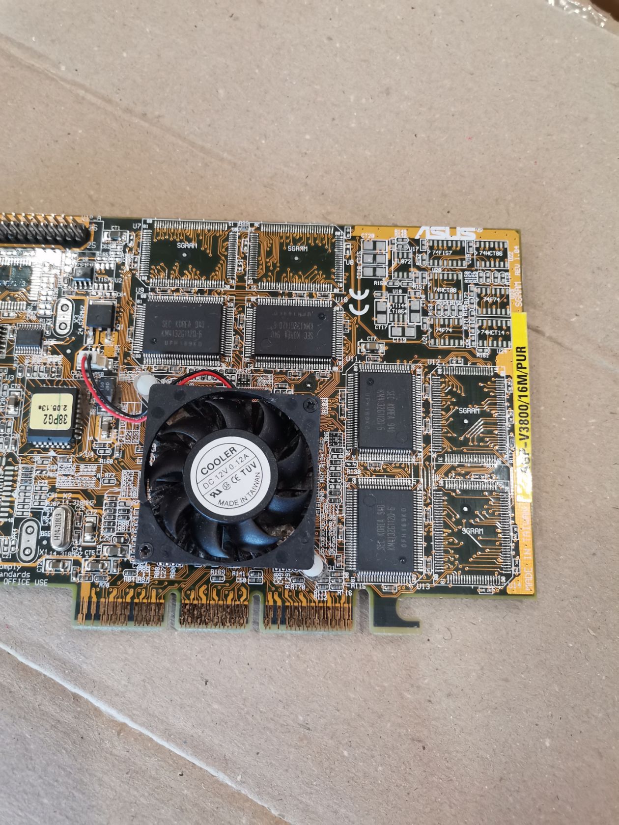 Видеокарта ASUS AGP-V3800/16M/PUR 16mb AGP - фото фото фото 6