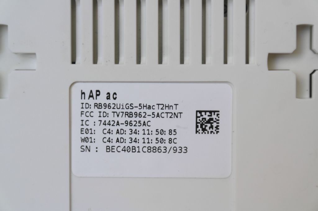 Wi-Fi Роутер Mikrotik hAP AC RB962UiGS-5HacT2HnT AC1750 - фото фото фото 2