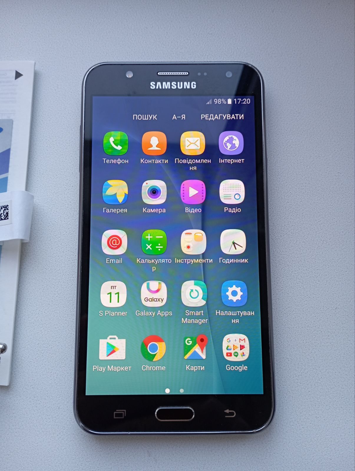 Смартфон Samsung Galaxy J7/ 2 SIM / Super AMOLED / Ідеальний стан - фото фото фото 1
