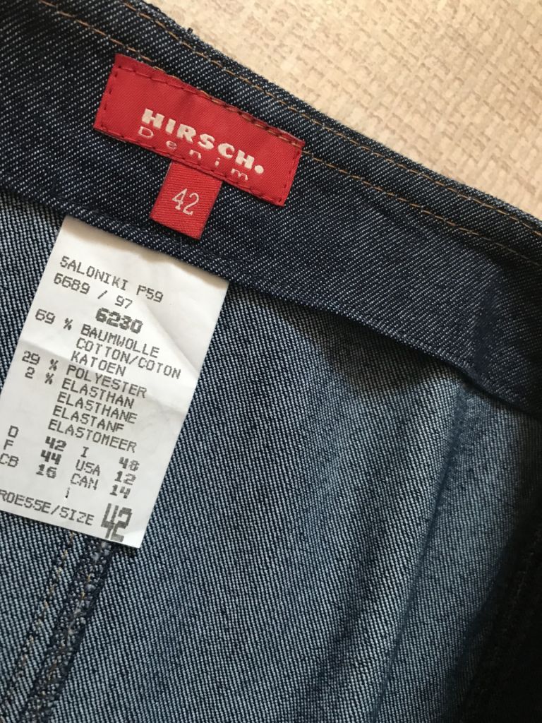 Джинсовая  юбка Hirsch denim. Германия. М - фото фото фото 6