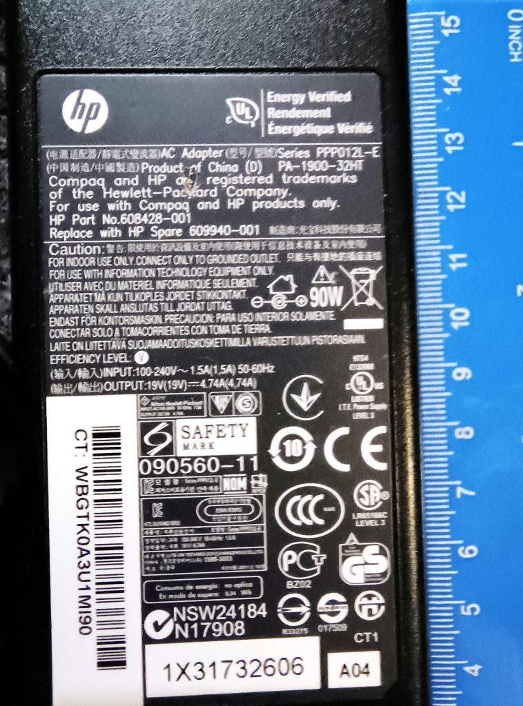 HP PPP012L-E 90 Вт для ноутбуков HP и Compaq - фото фото фото 0