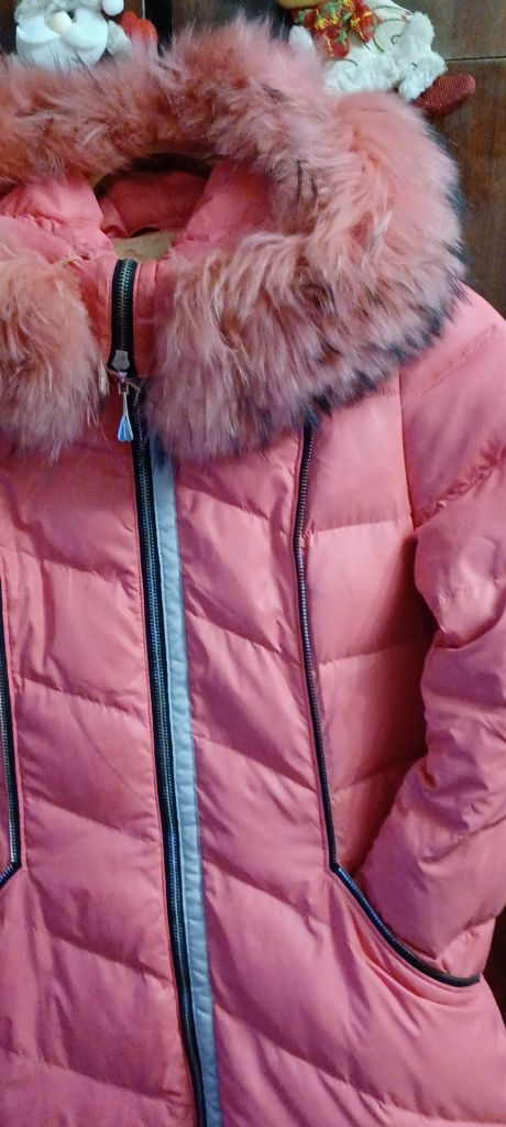 ПУХОВИК MONCLER НАТУР ОПУШКА - фото фото фото 5