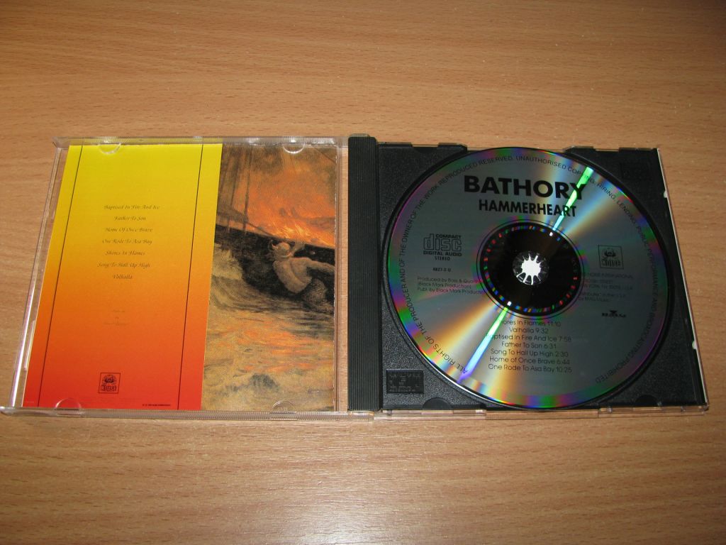 BATHORY - Hammerheart  (1991 Noise 1st press,USA) - фото фото фото 1