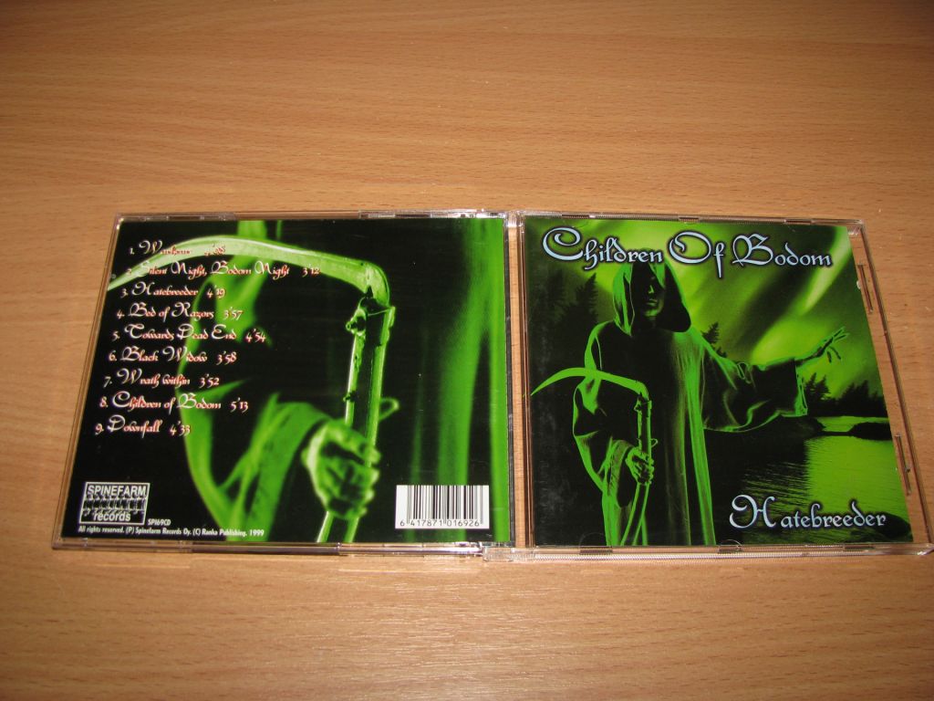 CHILDREN OF BODOM - Hatebreeder  (1999 Spinefarm Finland) - фото фото фото 0