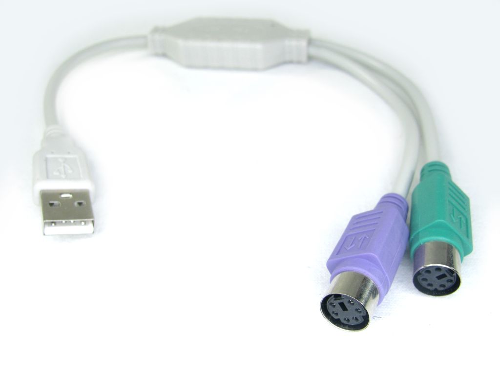 Перехідник PS/2  (мишка, клавіатура) на USB - фото фото фото 1