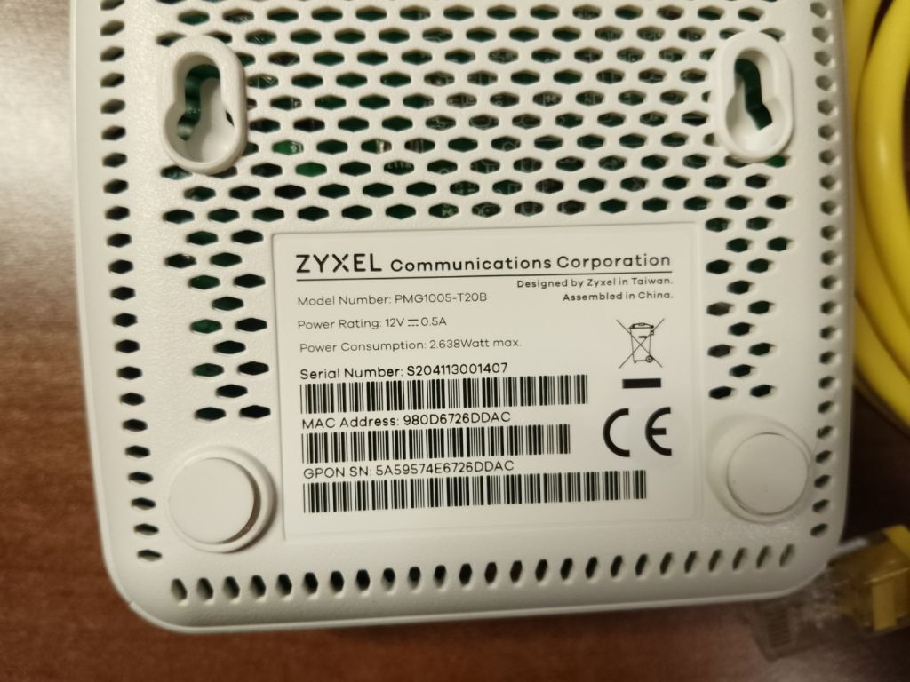 Абонентський термінал ZyXEL  (PMG1005-T20B-ZZ01V1F) - фото фото фото 2