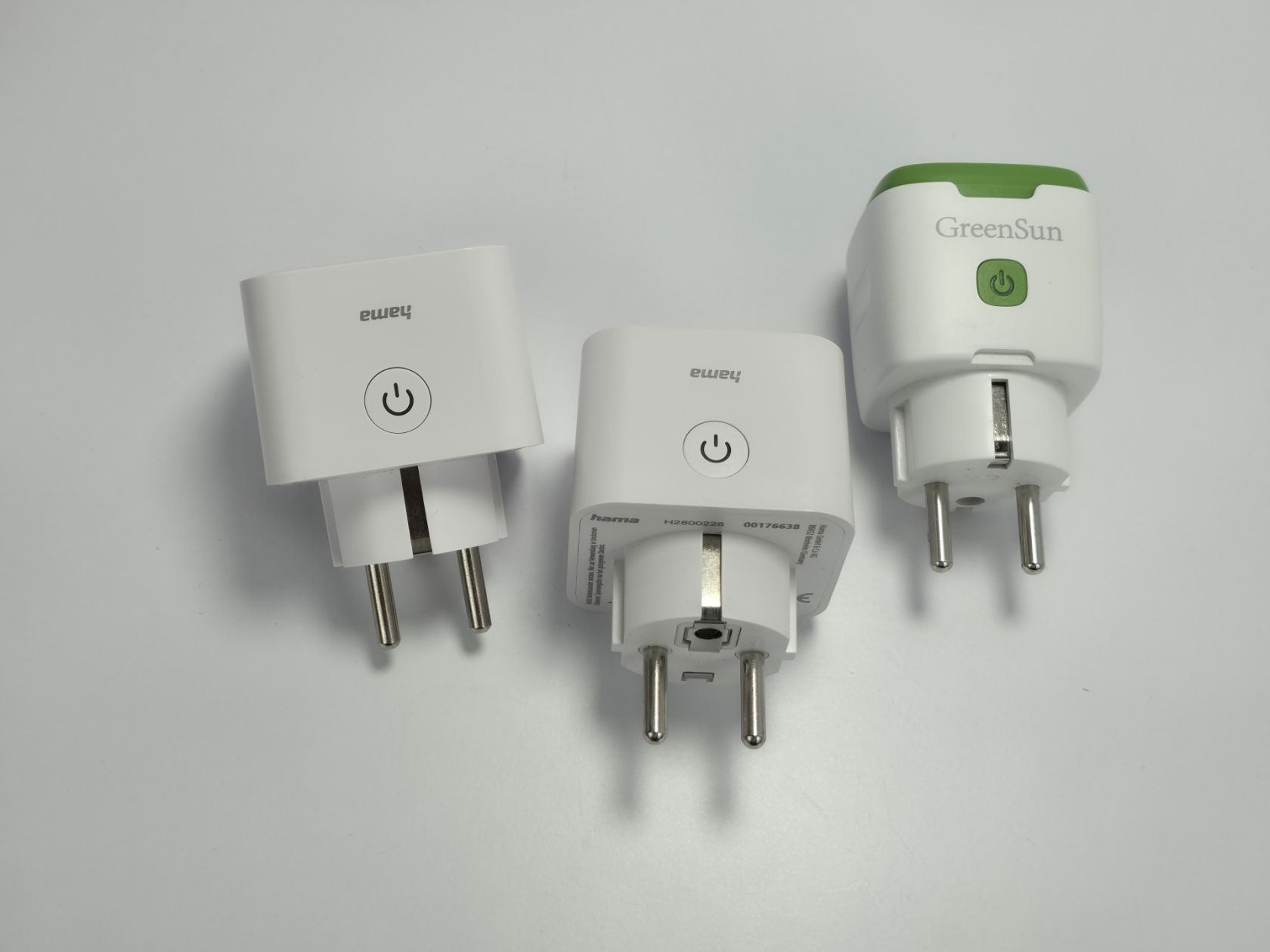 Набір розумних Wi-Fi розеток Hama Smart Plug Matter 3680 Вт + GreenSun, 3 шт. - фото фото фото 1