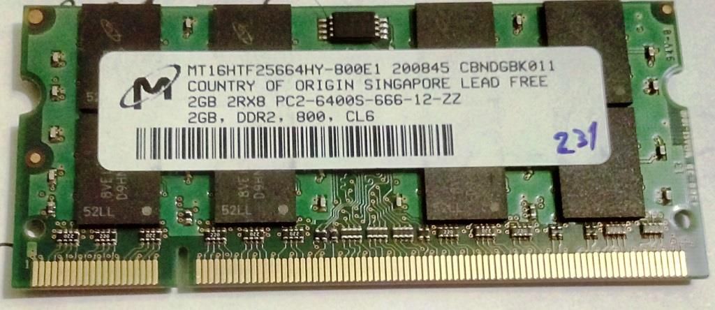 DDR2 2GB для ноутбуков разных брендов для Intel и AMD - фото фото фото 1