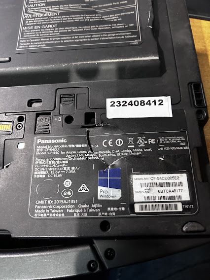 Ноутбук Panasonic ToughBook CF-54 № 232408412 - фото фото фото 6