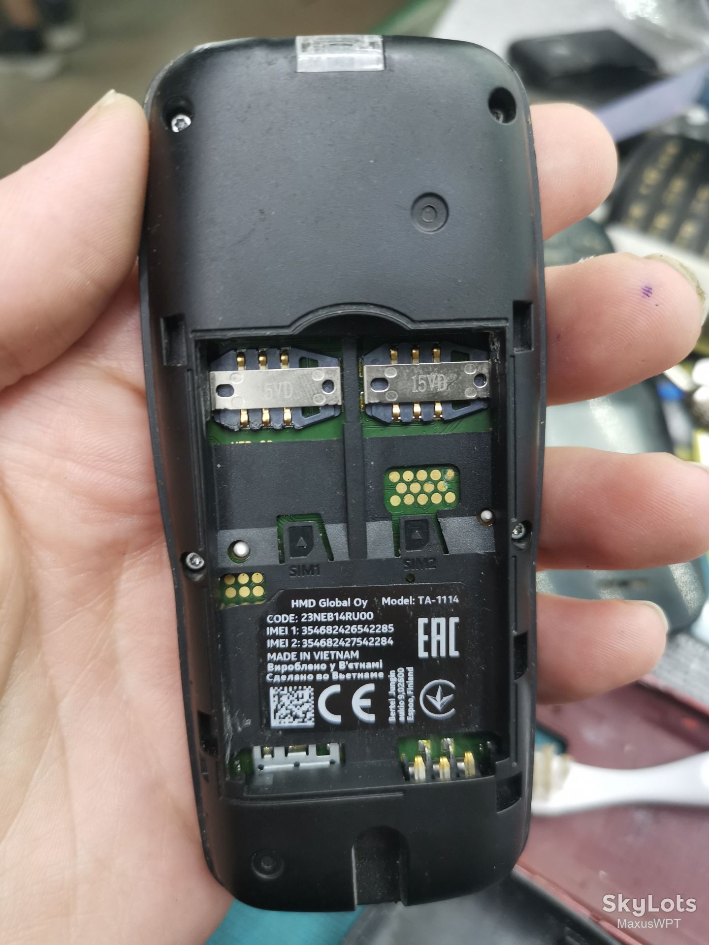 #716 Sklad Nokia TA 1114 106 black - фото фото фото 1