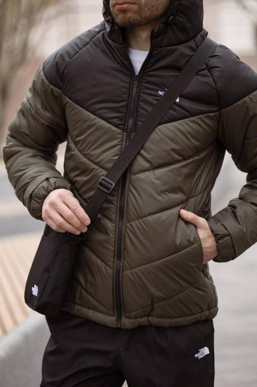 Комплект мужской: куртка Active TNF черно-хаки + штаны TNF черные. БАРСЕТКА TNF У ПОДАРУНОК! - фото фото фото 4