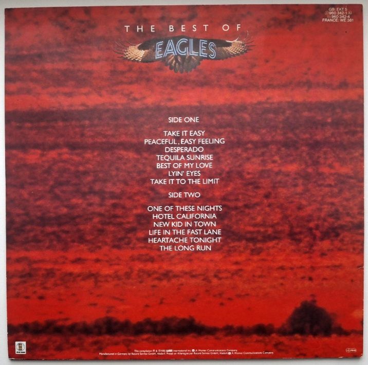 The Eagles - Greatest Hits - 1972-79.  (LP). 12. Vinyl. Пластинка. Germany. - фото фото фото 1