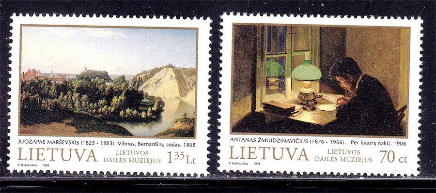 Литва 1998  г  MNH  - искусство - фото фото фото 0