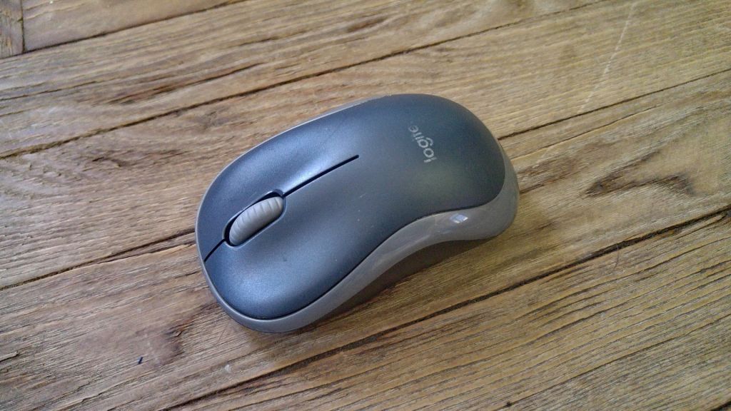 Беспроводная мышь Logitech M185 Grey #2 с USB ресивером Вживане - фото фото фото 0