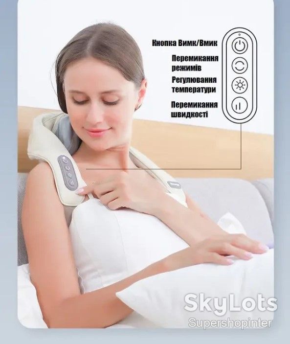 Массажер электрический с подогревом для для спины/шеи/тела Massager NEW - фото фото фото 11