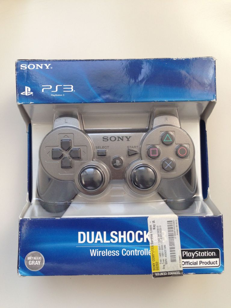 Sony PlayStation 3 DualShock Silver-Original - фото фото фото 0