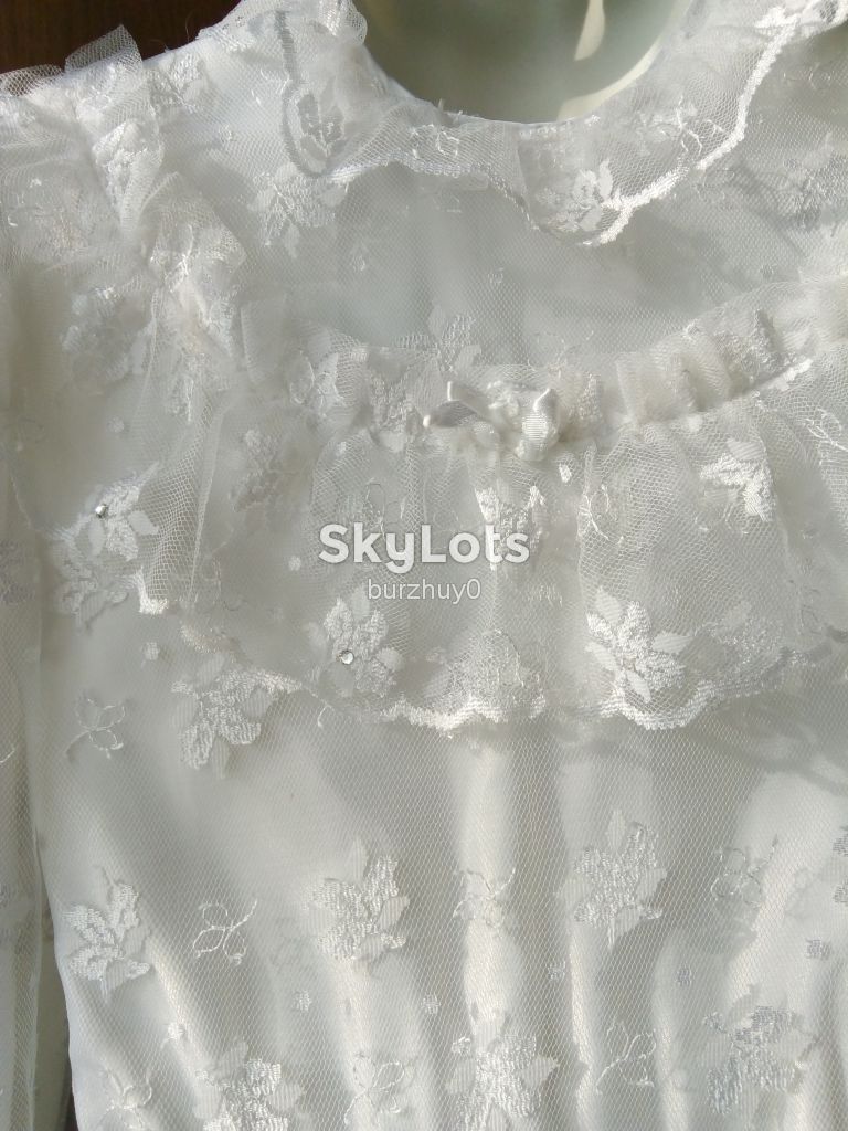 Белое платье рост 146 - фото фото фото 5