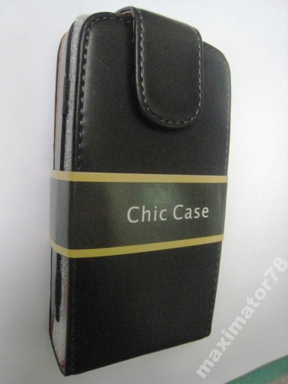 ЧЕХОЛ-КНИЖКА CHIC-CASE NOKIA N900      ЧЕРНЫЙ МАТ. - фото фото фото 0