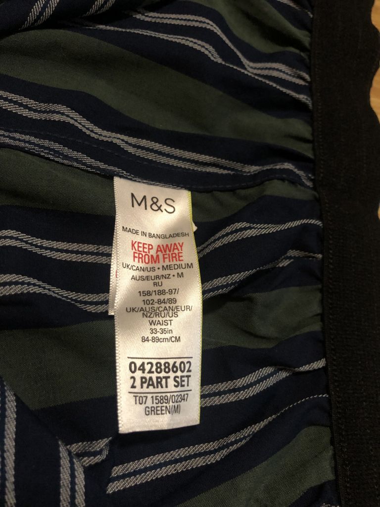 Пижама муж. Marks&amp;Spencer ,р.M/L,хлопок - фото фото фото 4